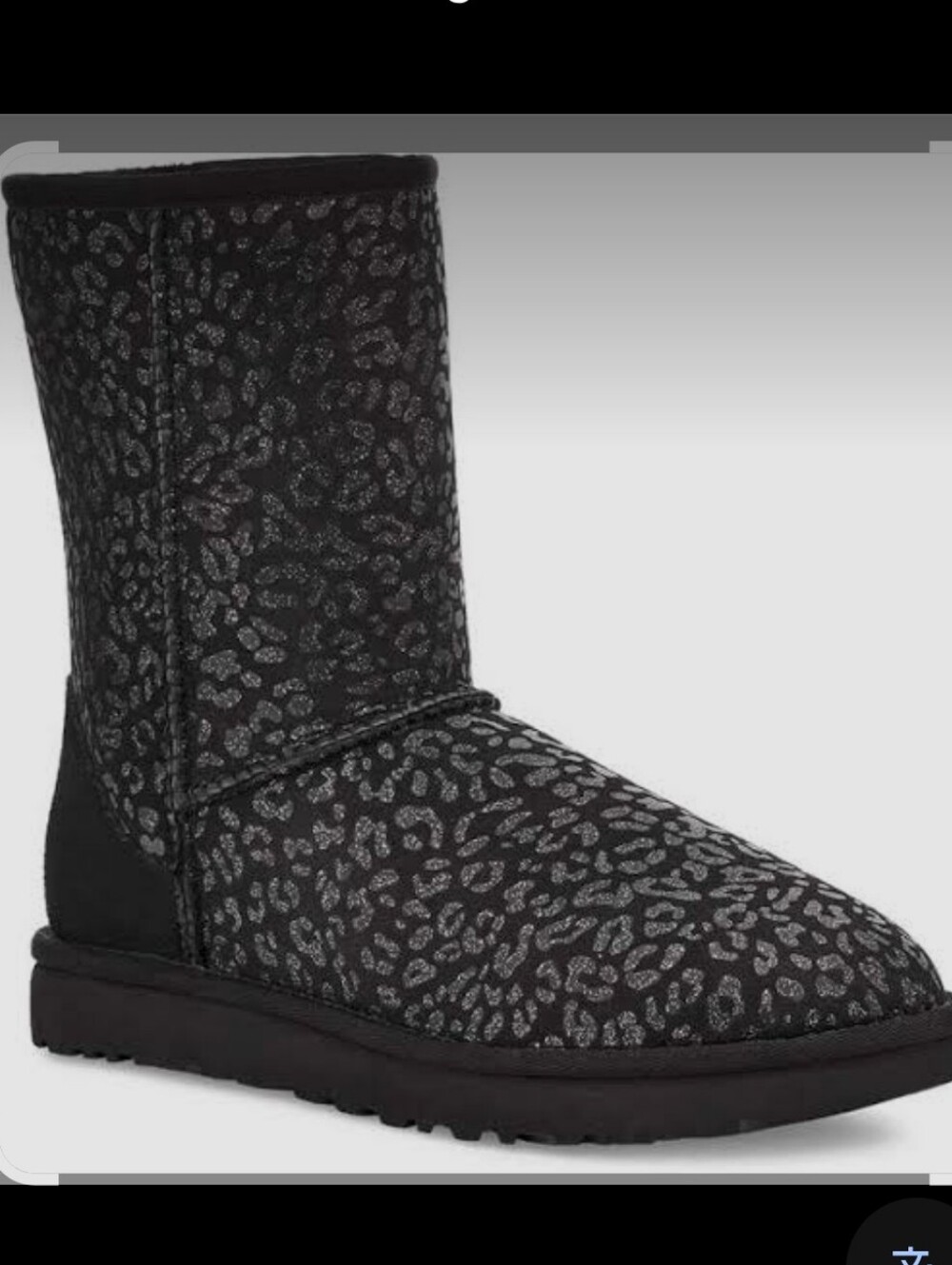 Ugg SNOW Leopard Boots In Classic Short Fur Sherpa Wool Designer Suede #186